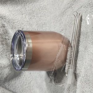Rose gold wine tumbler